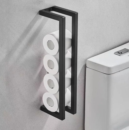 Bathroom Duo Bath Towel & Per Towel Paper Storage Rack